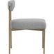 Seneca Antique Brass / Arena Cement Dining Chair, Set Of 2